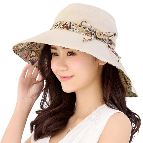 Accessories - Womens Sun Summer UV Protection Floppy Beach Hat